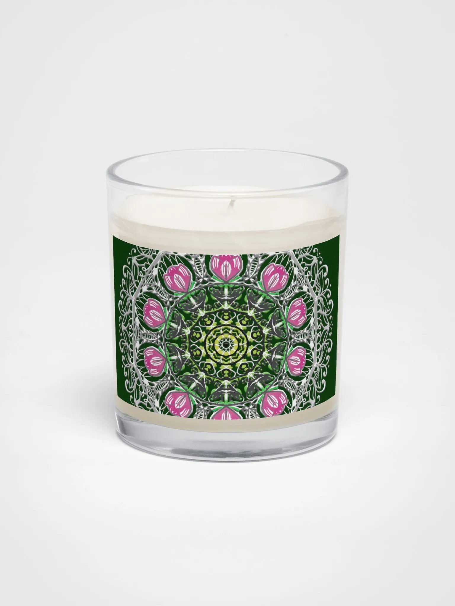 Floral Mandala Soy Wax Candle product image (2)