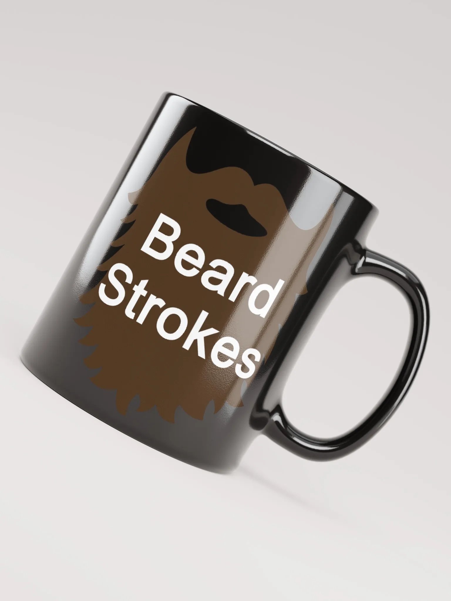 Beard Strokes Mug - Black product image (4)