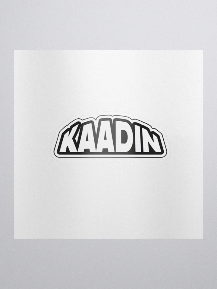 Kaadin - Black and White Sticker product image (1)