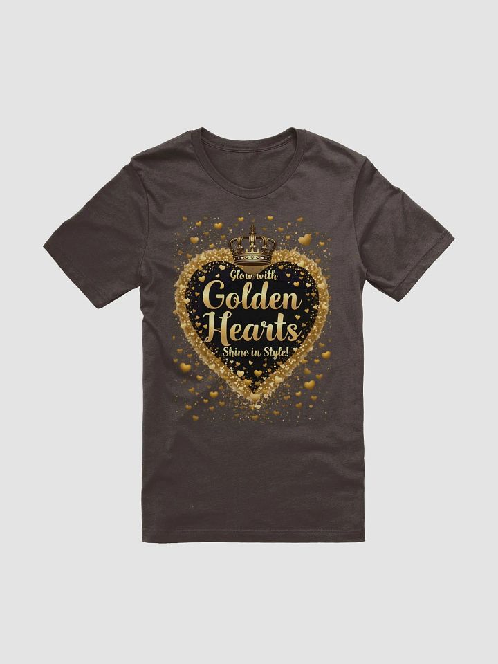Black History Month Golden Hearts Shine in Style T-Shirt product image (3)