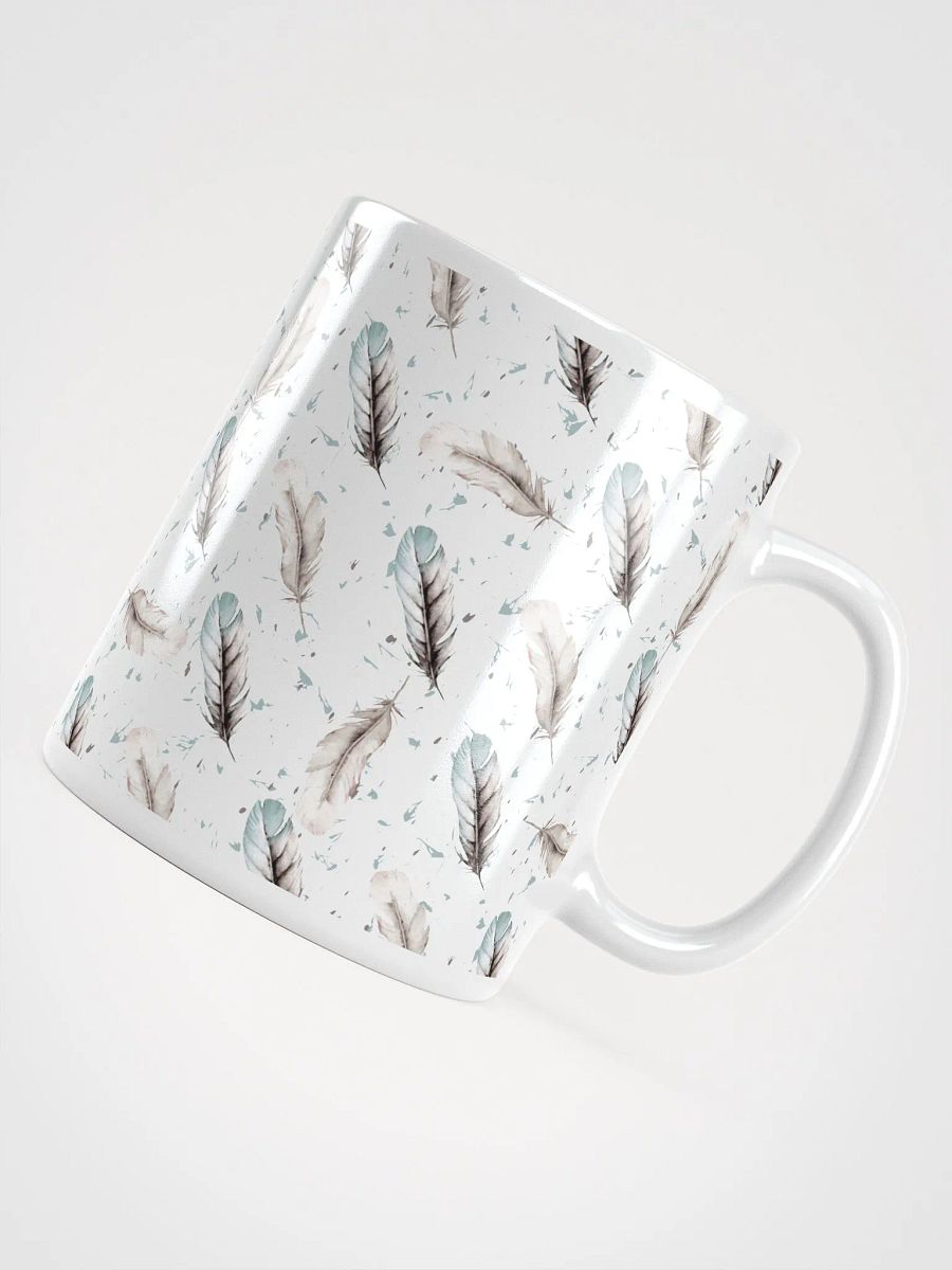 Feathered Dreams White Glossy Mug product image (4)