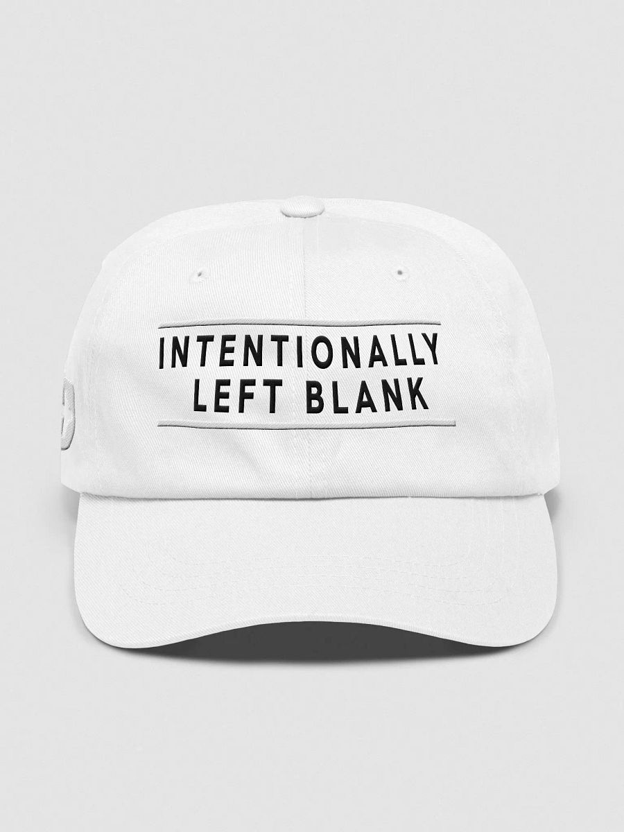 INTENTIONALLY LEFT BLANK - DAD HAT product image (1)