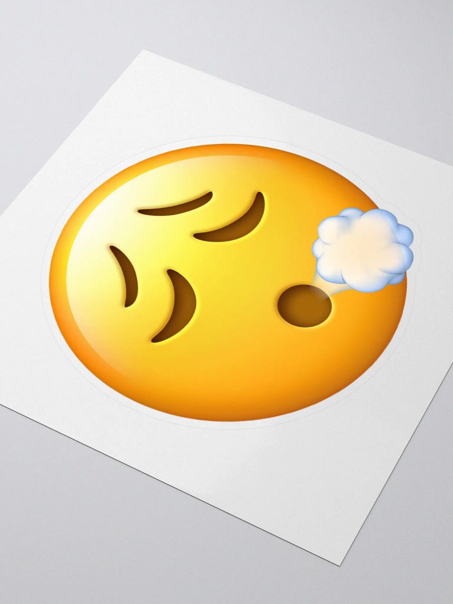 Cool Emoji with a blow sticker set . product image (7)