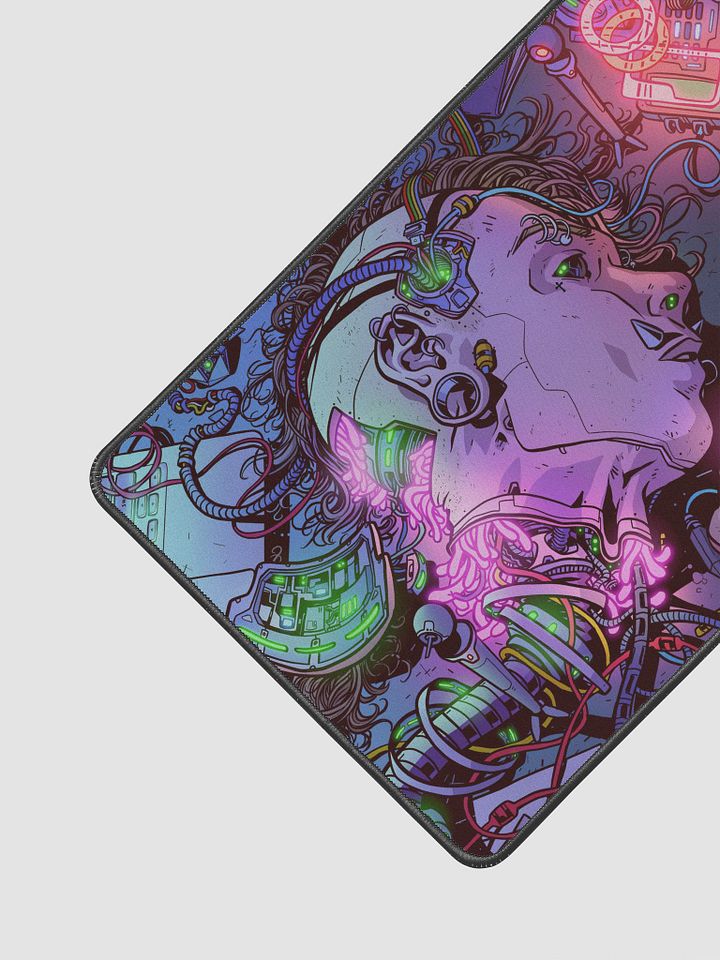 Broken Cyber Joker Small Mouse pad product image (2)