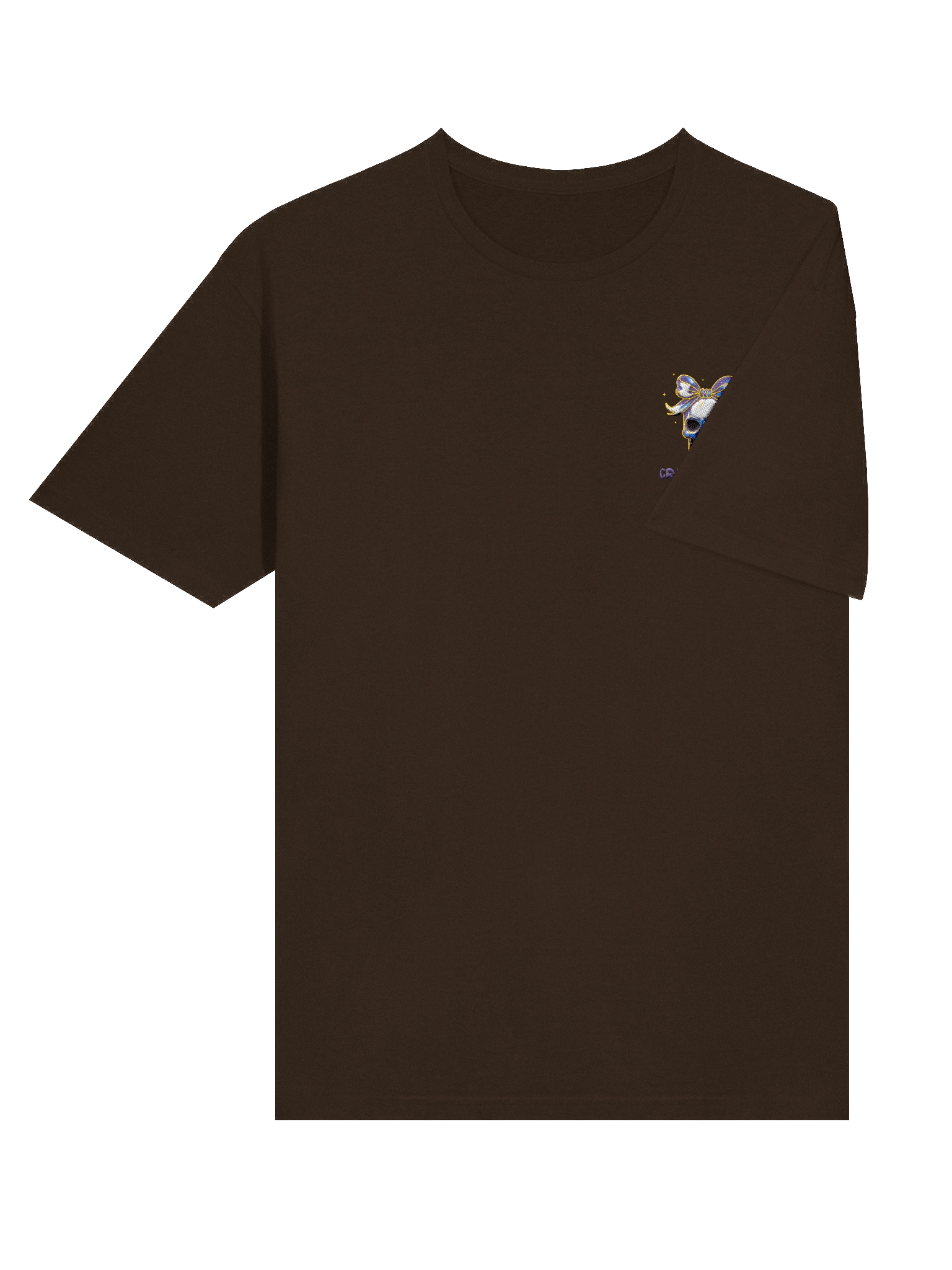 Creep It Real Stylized Skull Embroidered T-Shirt product image (16)