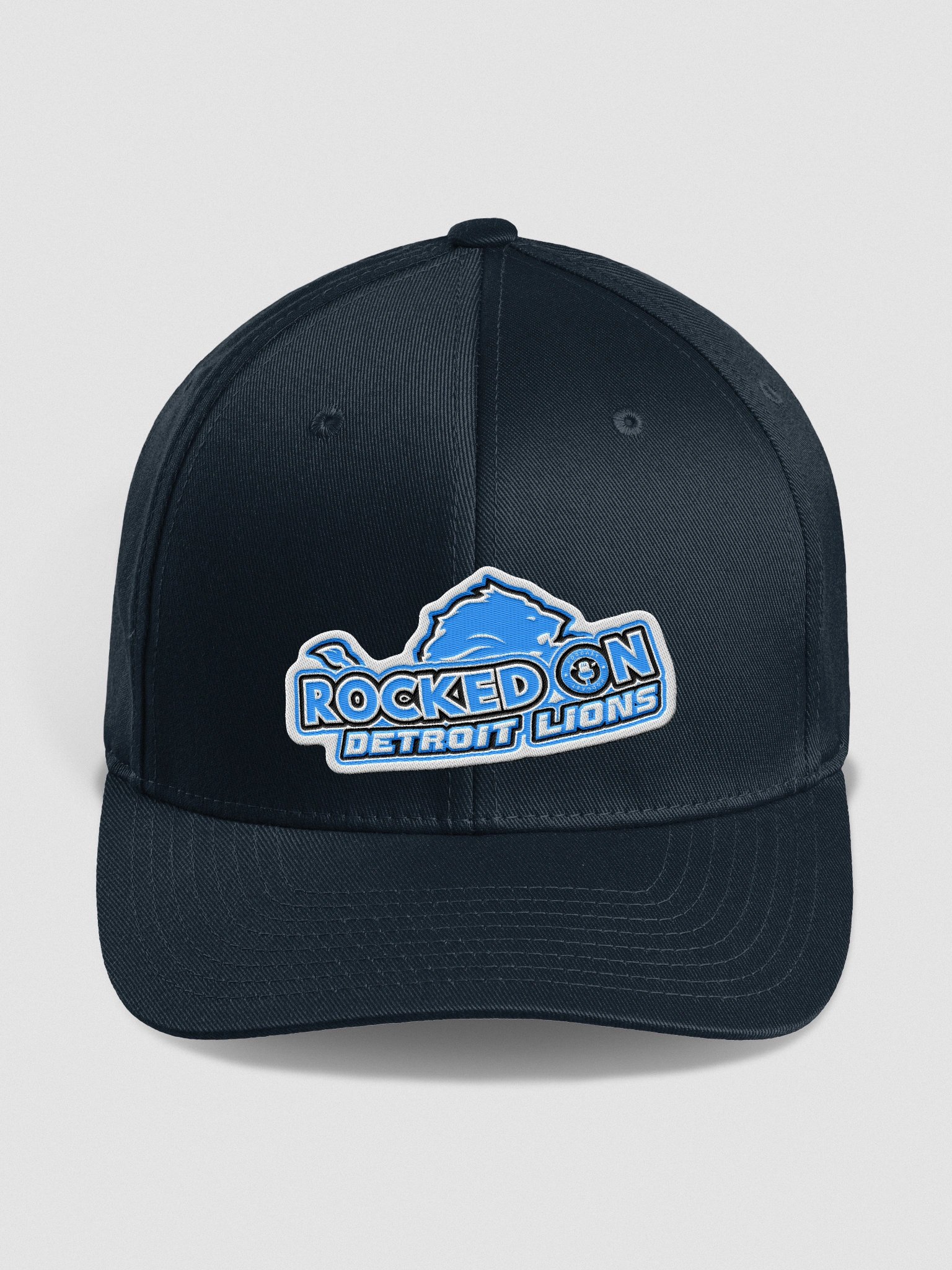 Rocked On Detroit Lions Logo FlexFit Hat product image (1)