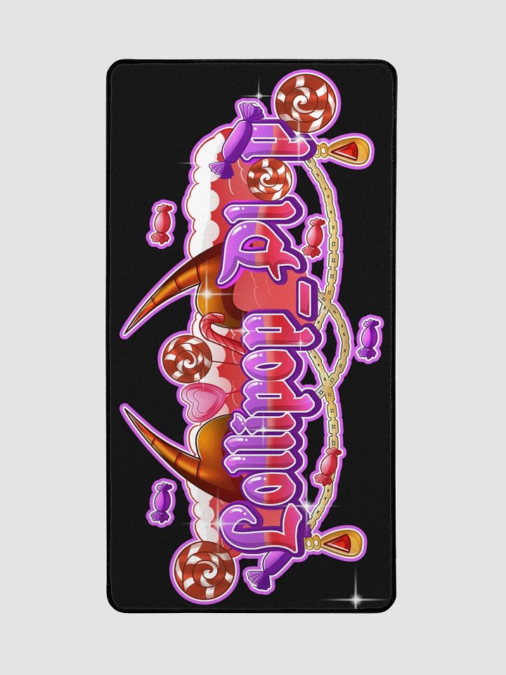 Lollipop Desk Mat Black Large product image (2)
