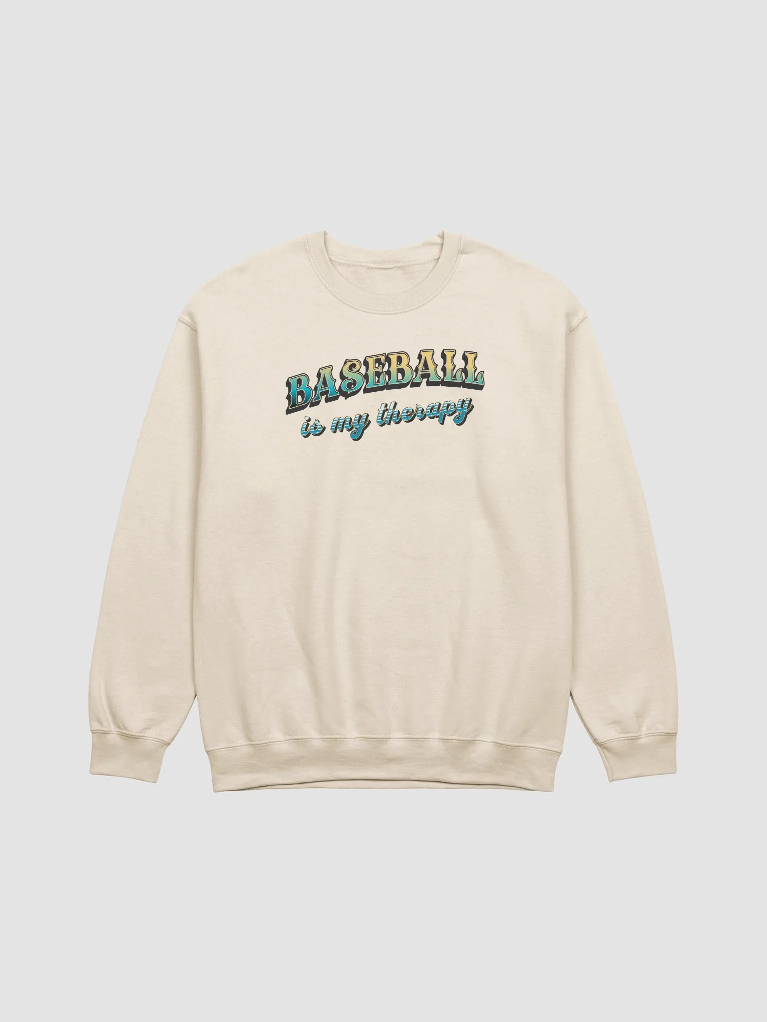 Baseball Is My Therapy Vibes Sweatshirt product image (15)
