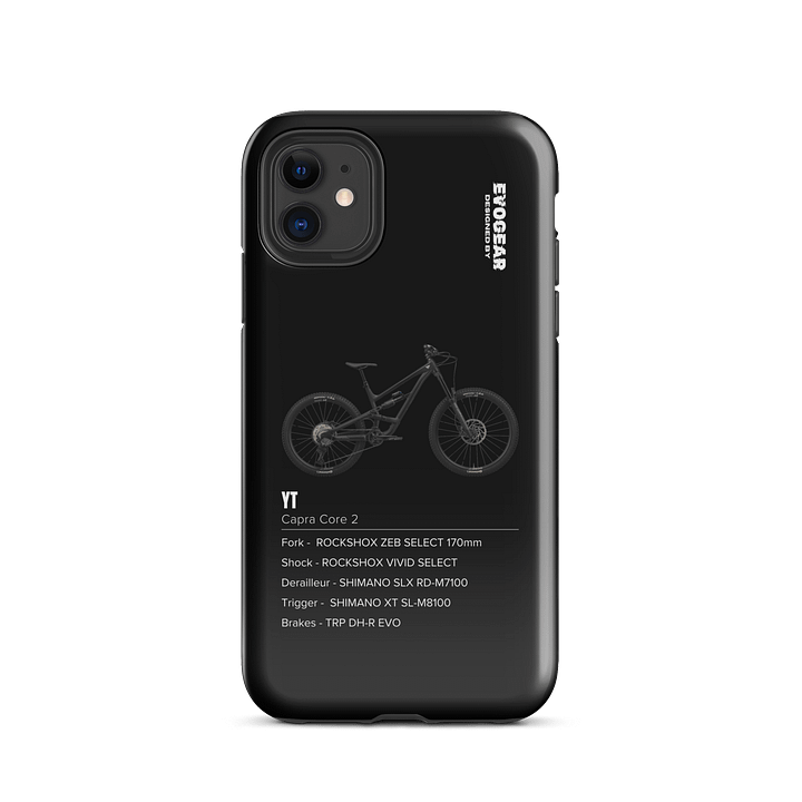Black YT Capra Core 2 iPhone Case product image (47)