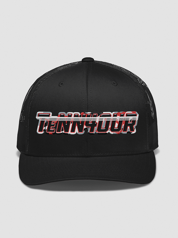 TENN4OUR RED CAMO LOGO TRUCKER HAT product image (1)