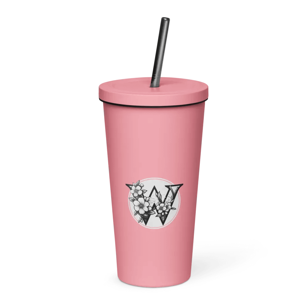 Vaso de acero inoxidable con pajita product image (4)