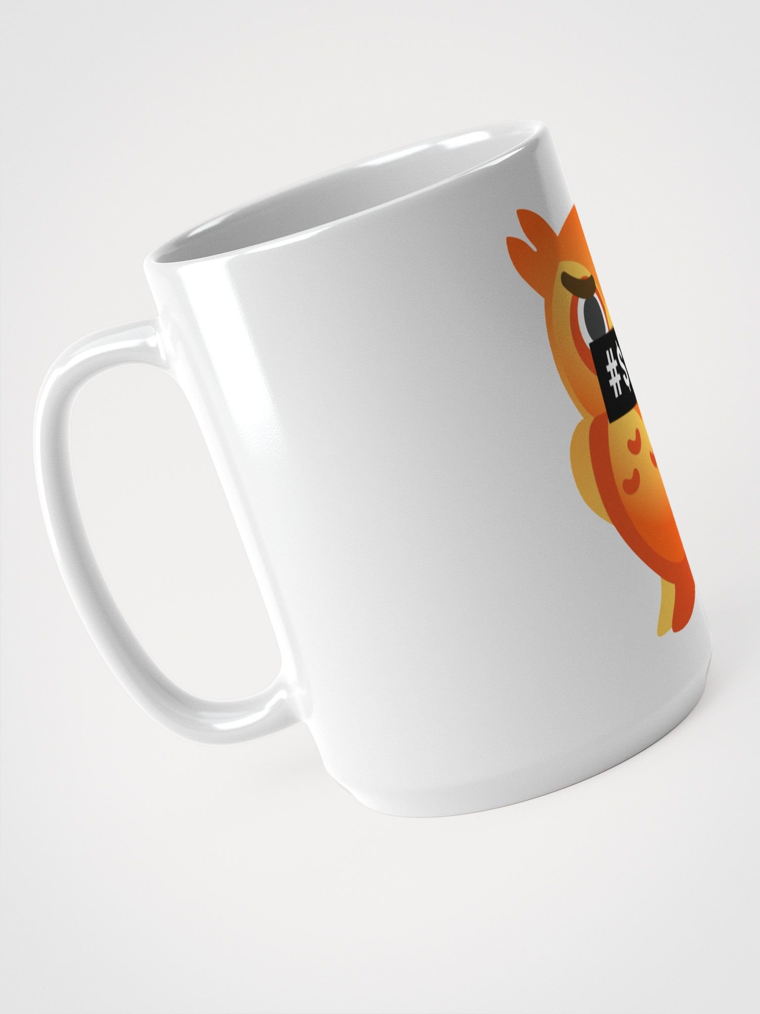 Expletive Owl White Glossy Mug product image (3)