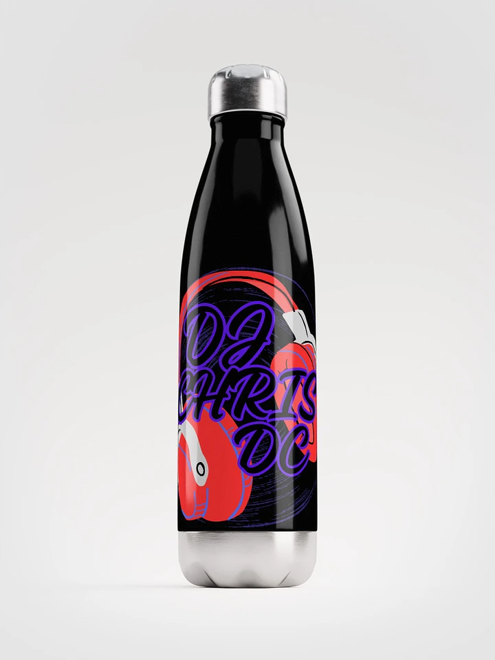 Glossy Steel Thirst Quencher With Red Graphic product image (1)