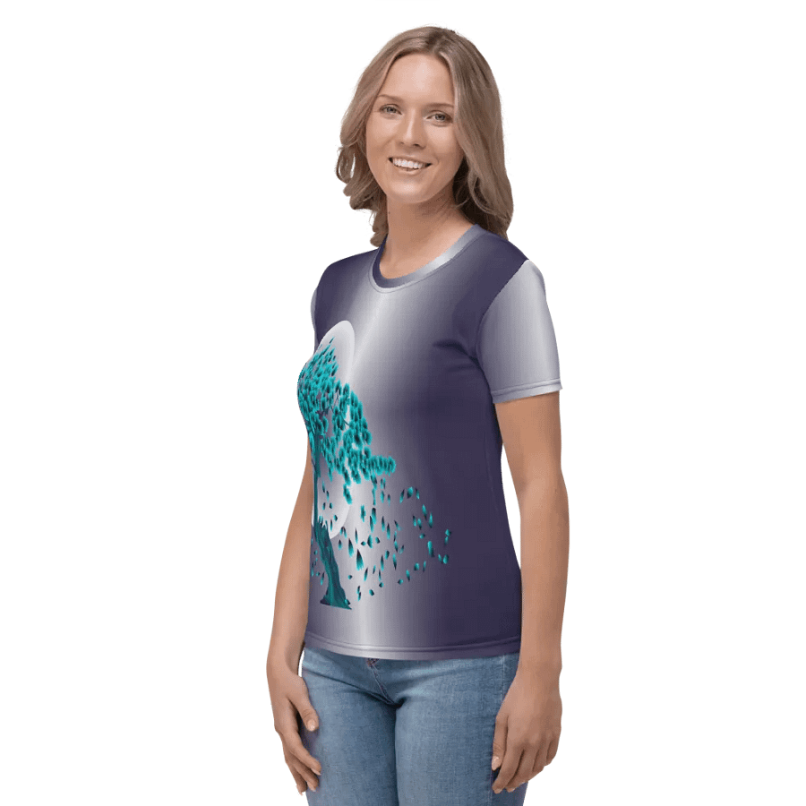 Japanese Flowering Tree All Over Print T-shirt product image (3)