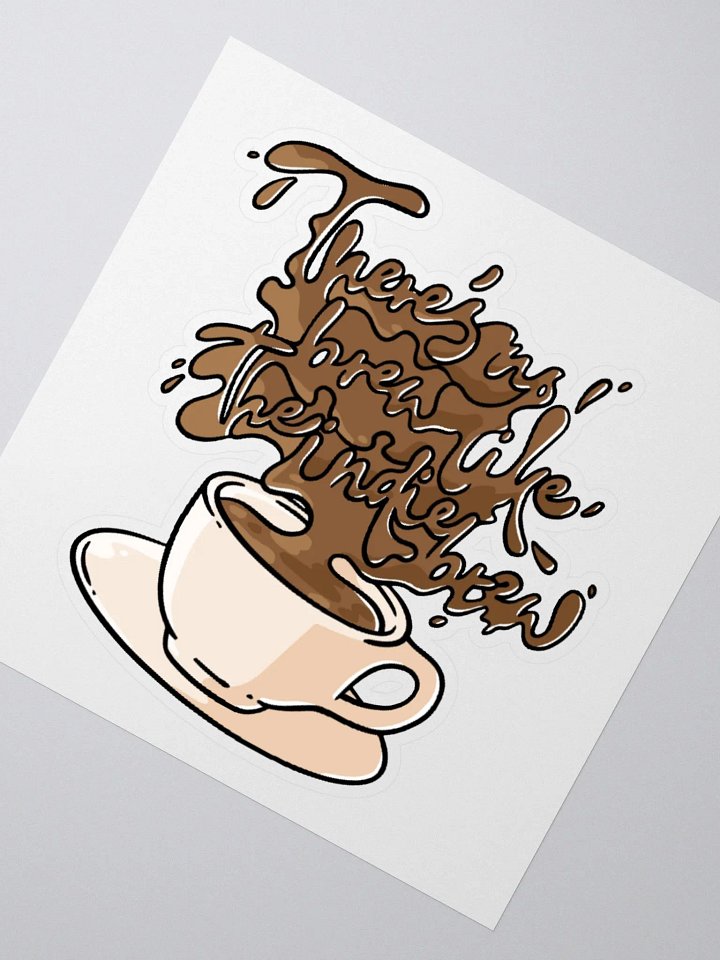 Coffee Splash Sticker product image (2)