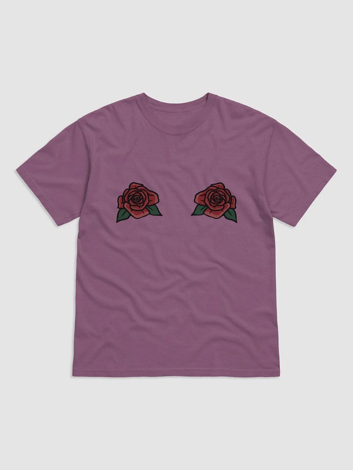 Rose Tits For Lil Tittys Unisex Garment Dyed Heavy Weight T-Shirt product image (1)