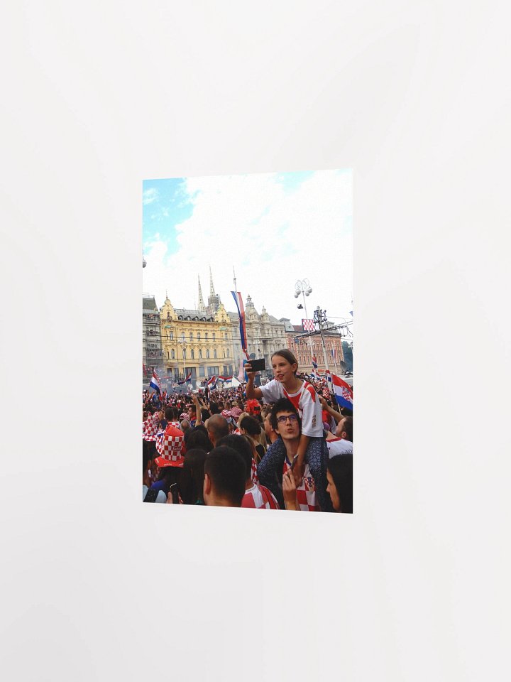 Zagreb - Ban Jelacic Square - World Cup celebration, 2018 - print/poster product image (9)
