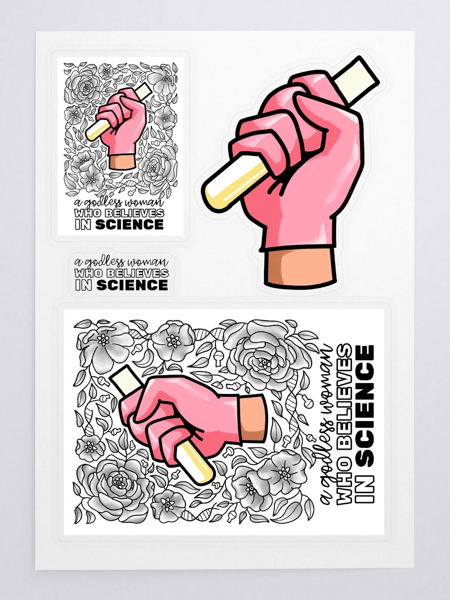 a godless woman (stickers) product image (1)