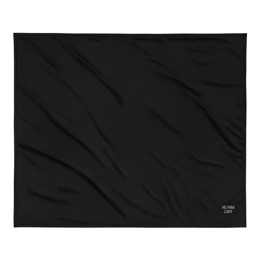 He-Him Lady Embroidered Sherpa Blanket product image (2)