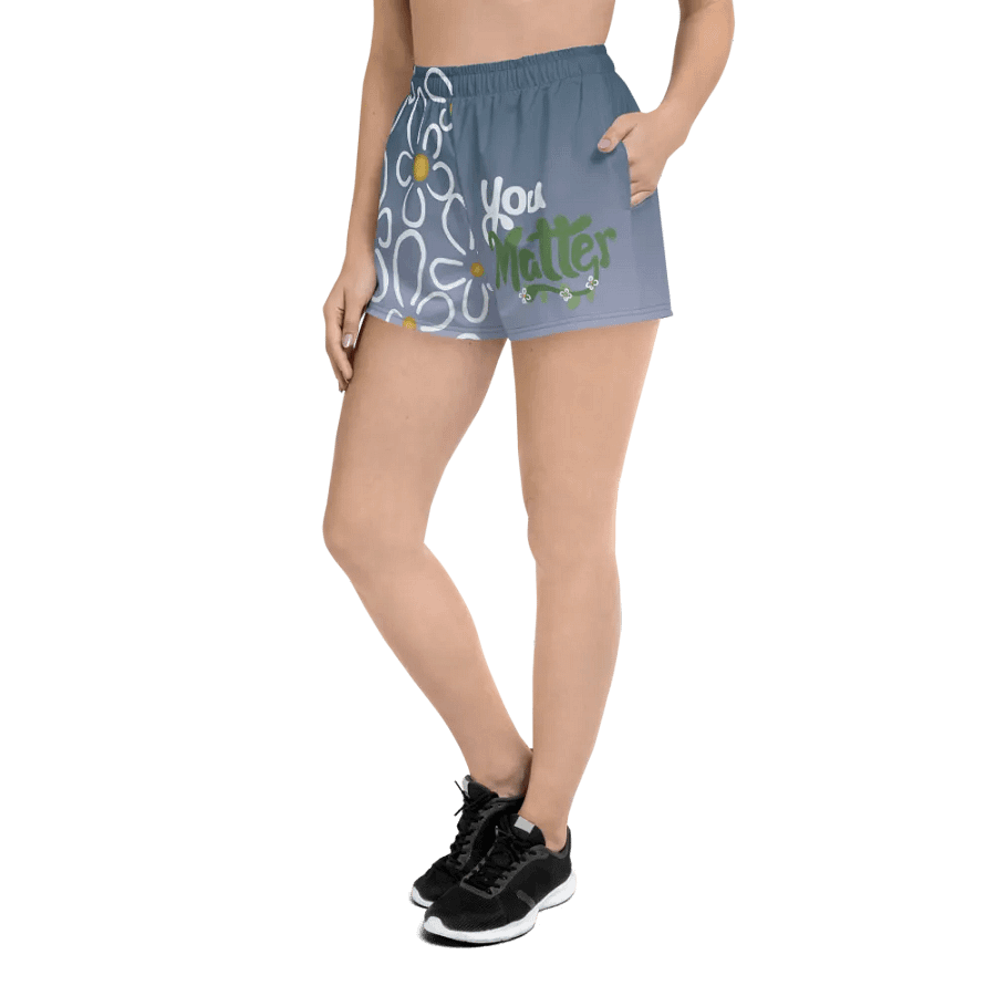 You Matter Flower Shorts product image (5)