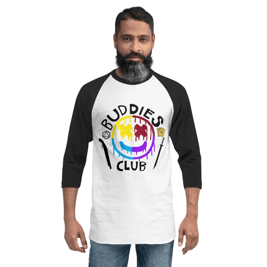 Buddies Club Raglan (Light Mode) product image (6)