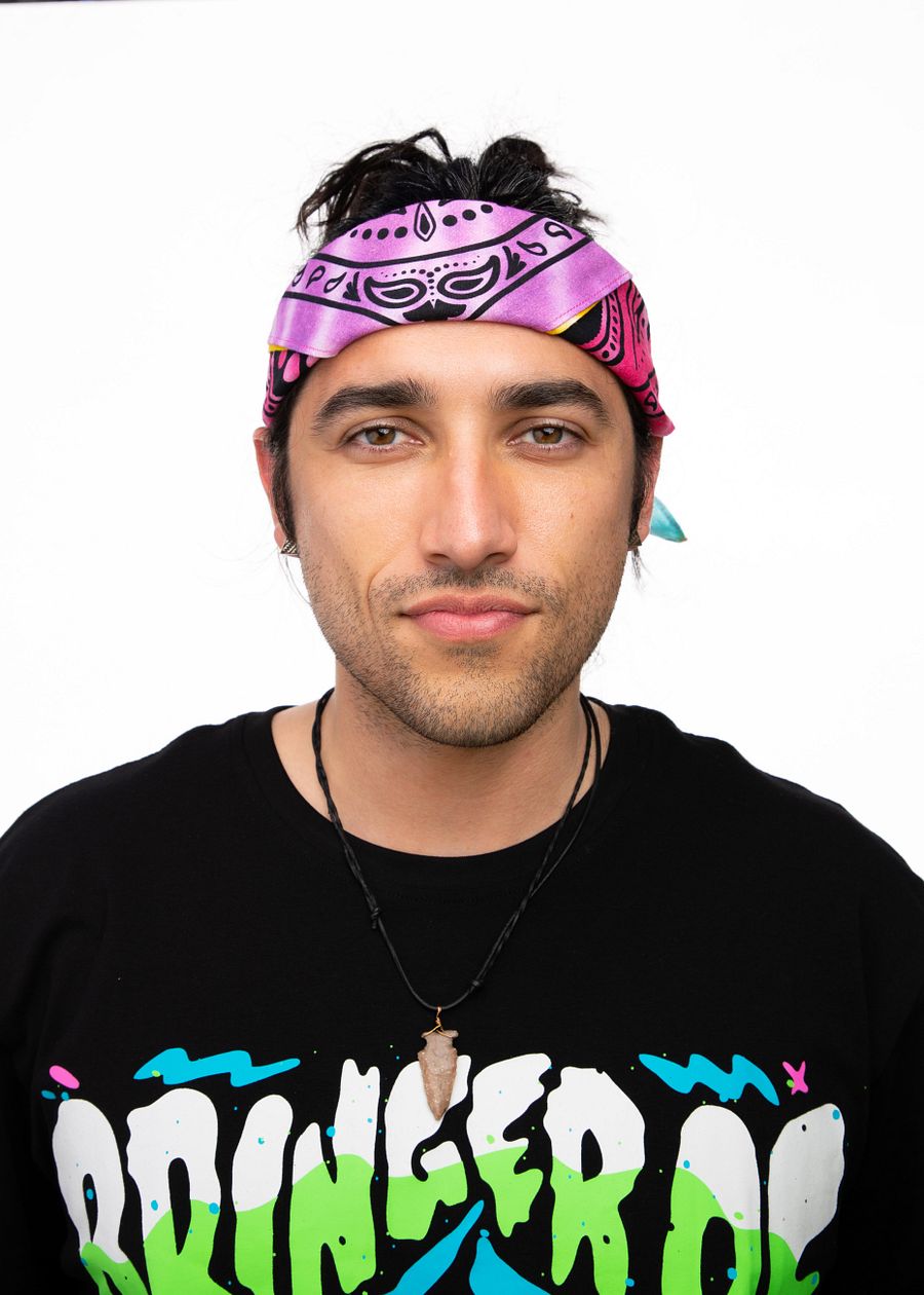 (LAST TWO) Emotionally Exhausted Tie Dye Bandana product image (3)