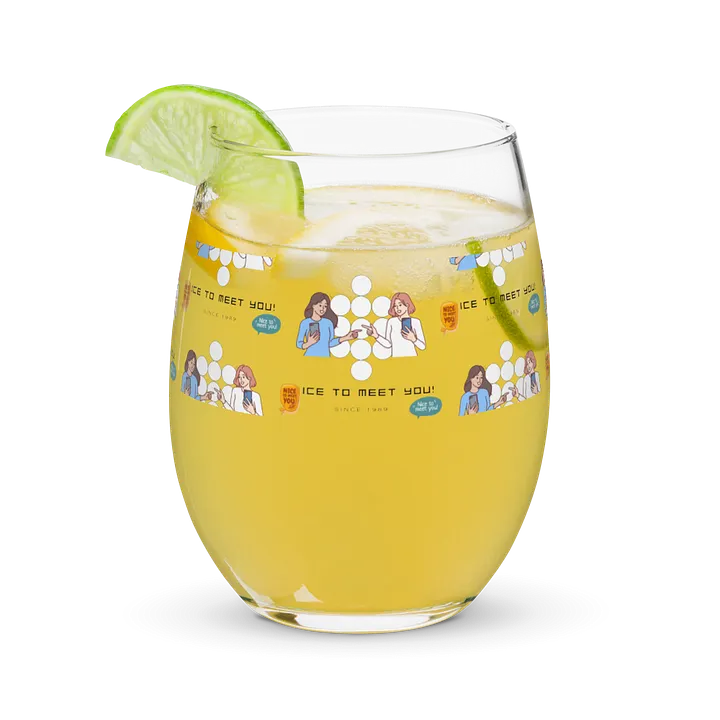 Ice To Meet You! Stemless Wine Glass product image (1)