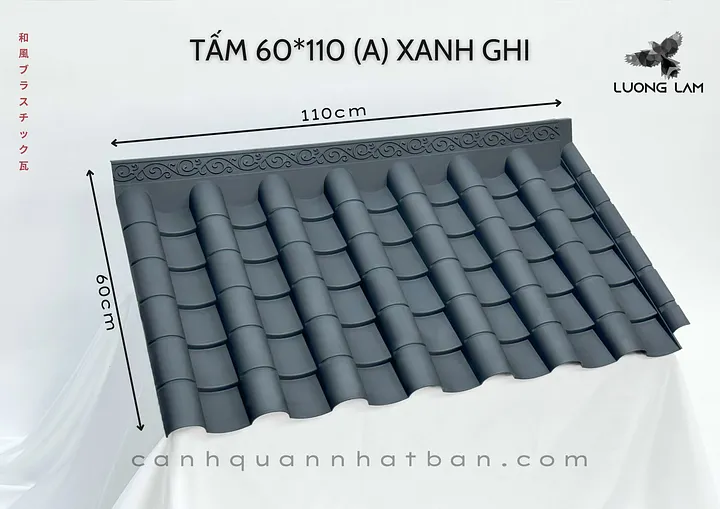 Japanese Style Plastic Tile Roof - 60A product image (1)