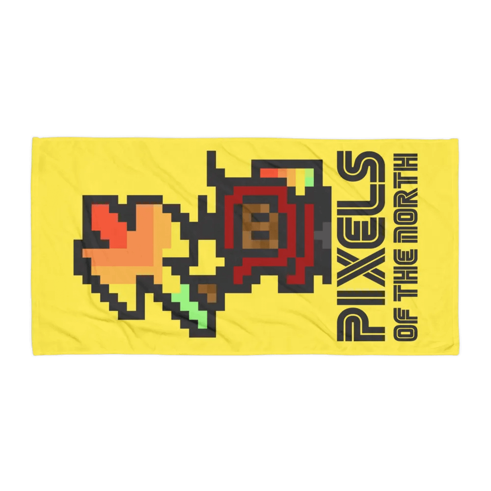 Pixels towel Yellow product image (1)