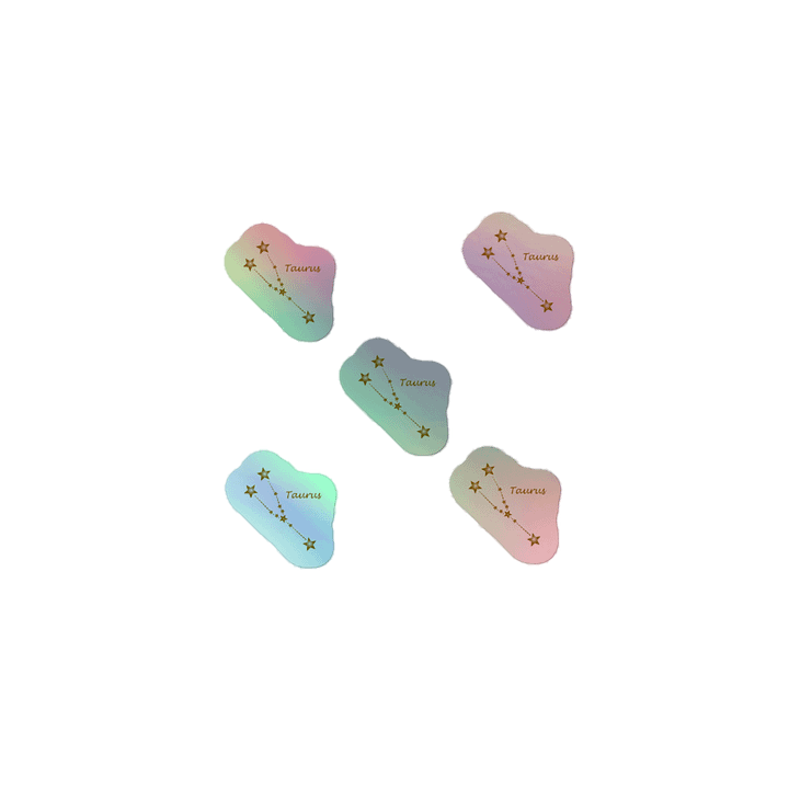 Taurus 2025, Constellation, Holo Sticker Pack product image (1)