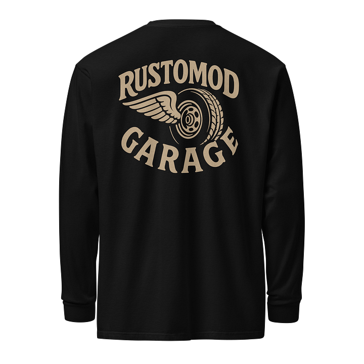 RUSTOMOD GARAGE Vintage Wing & Wheel Long Sleeve Shirt product image (1)