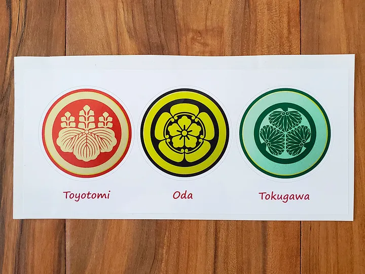 3-Pack Japanese Unifiers Clan Crest Stickers product image (2)