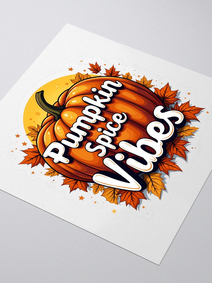 Pumpkin Spice Vibes Sticker product image (3)