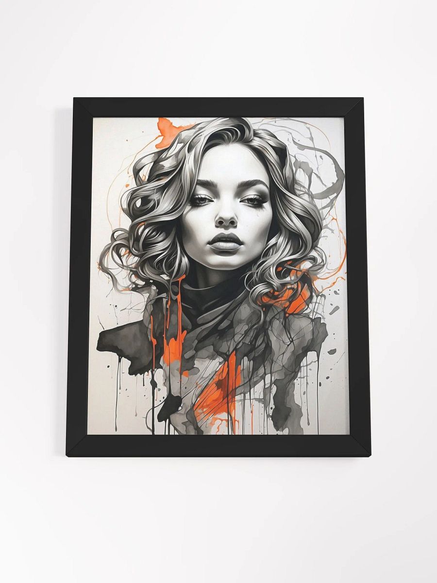 Ephemeral Beauty: A Multifaceted Portrait Framed Art product image (20)