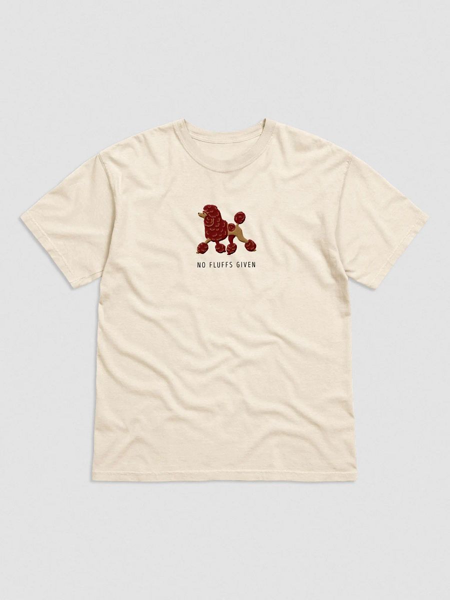 No Fluffs Given T-Shirt(Embroidered) of a Standard Poodle(Chocolate) product image (4)