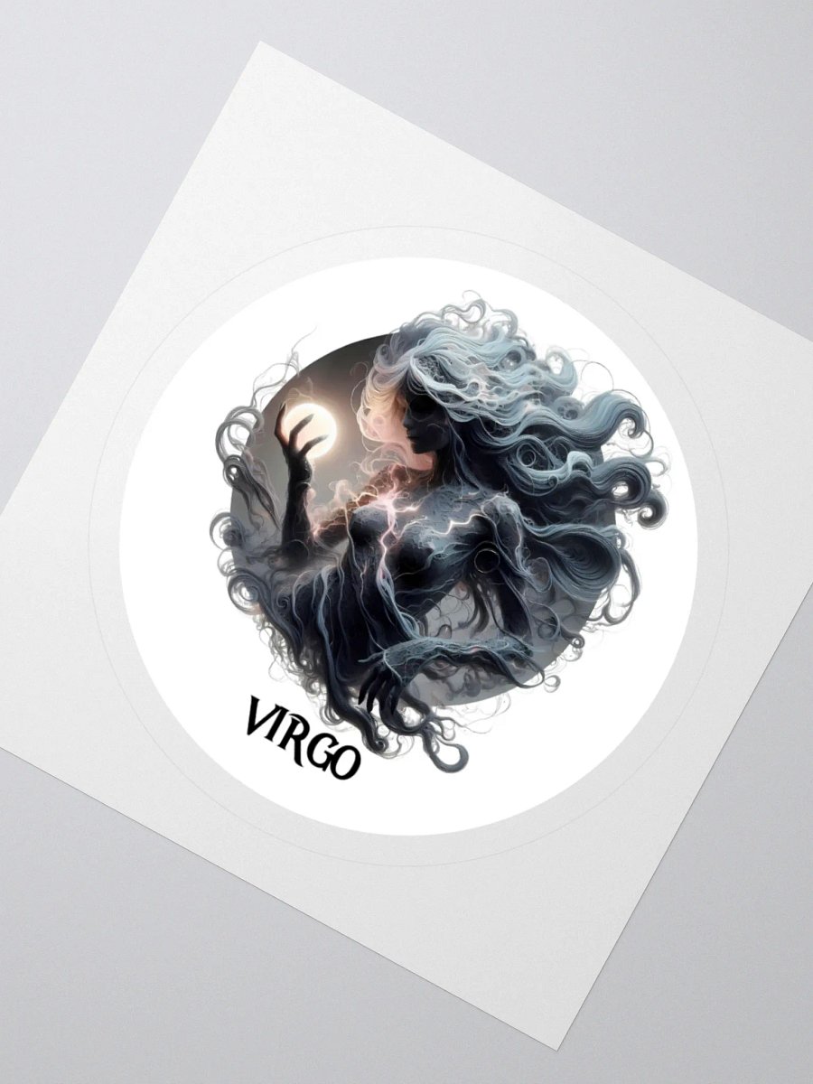 Mythical Virgo Zodiac Round Sticker product image (5)