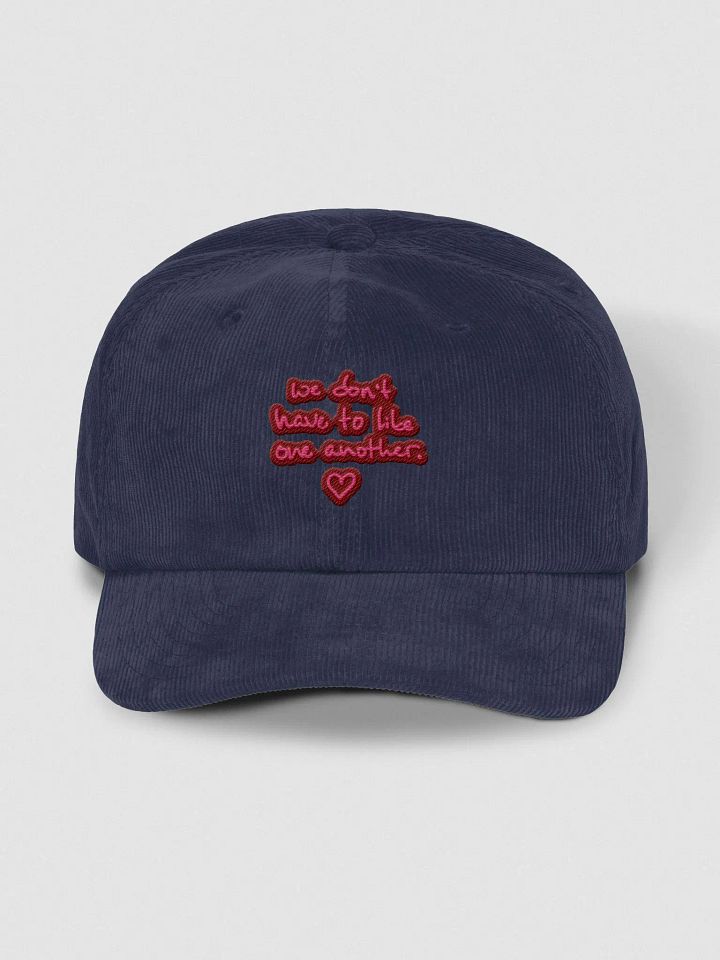 ONE ANOTHER (rose) cord hat product image (1)