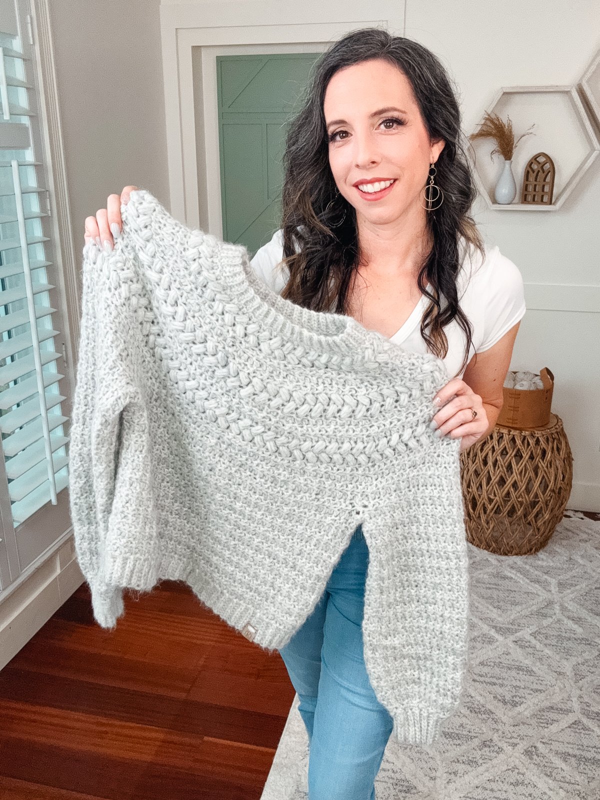 Macchiato Sweater Pattern Tutorial - Easy Puff Yoke Crochet Sweater (9 Sizes) product image (3)
