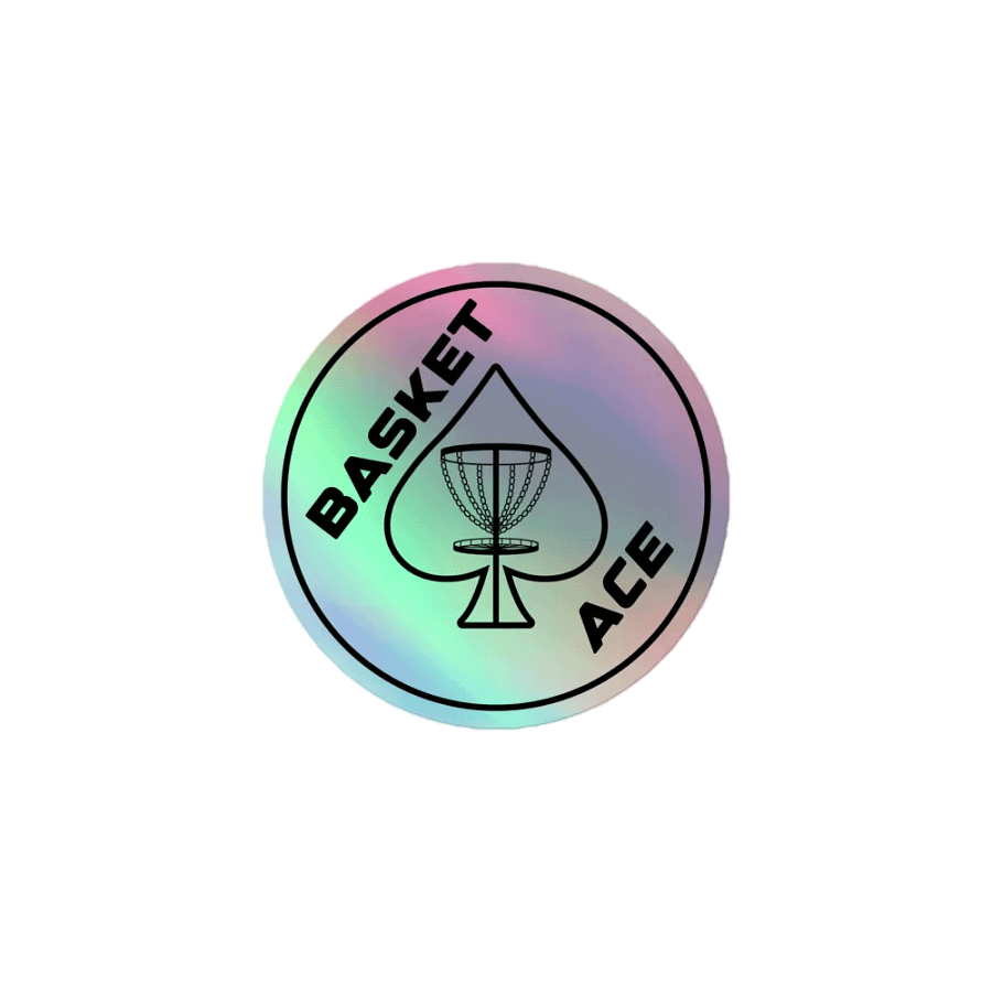 Basket Ace (Circle) Holographic Sticker product image (1)