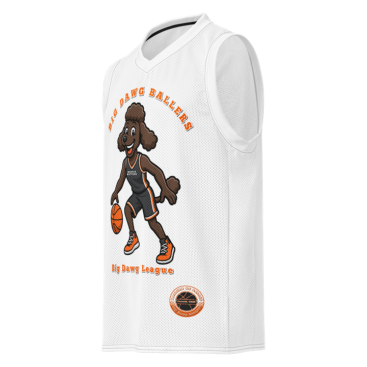 Premium Basketball Jersey Brown Poodle WooferMutter product image (1)