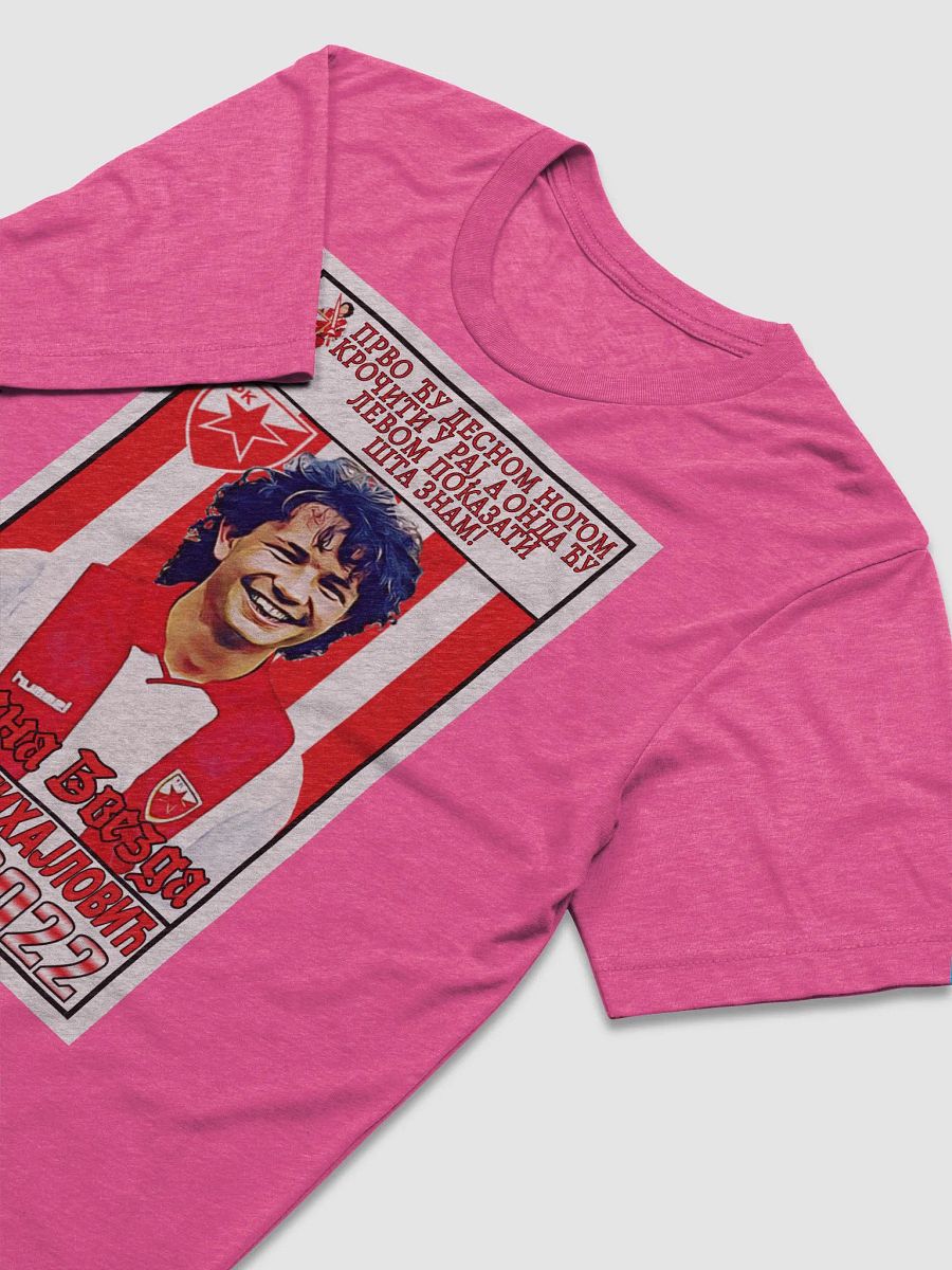 Siniša Mihajlović (FK Crvena Zvezda) #6 Bella+Canvas Triblend Short Sleeve T-Shirt product image (3)
