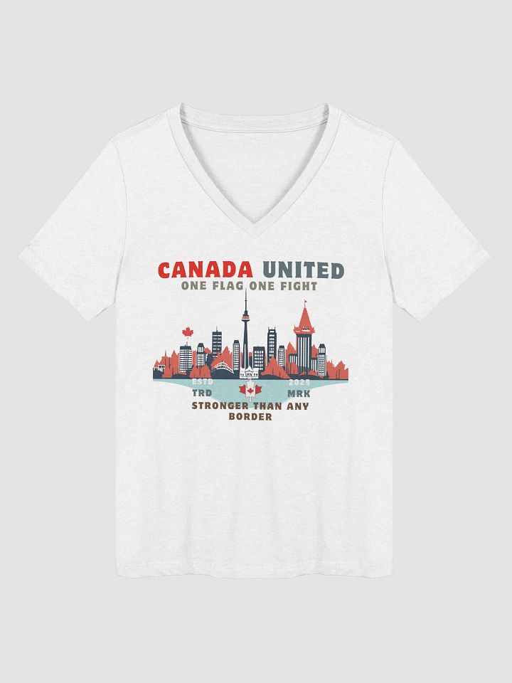 Canada United Skyline Women's V-Neck Tee product image (5)