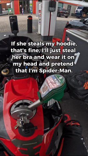 I’m spider-man👀 #motorcycle #biker #bikers #bikelife #funny #fyp