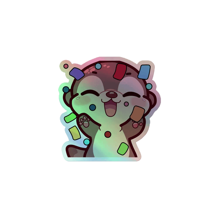 Cheerful Otter Celebration Sticker Set product image (1)