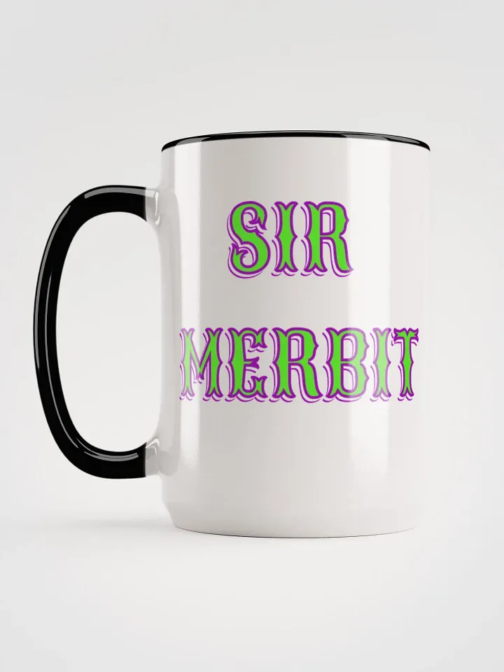 ''Sir Merbit'' 15 oz Ceramic Mug w/ Color Inside product image (2)