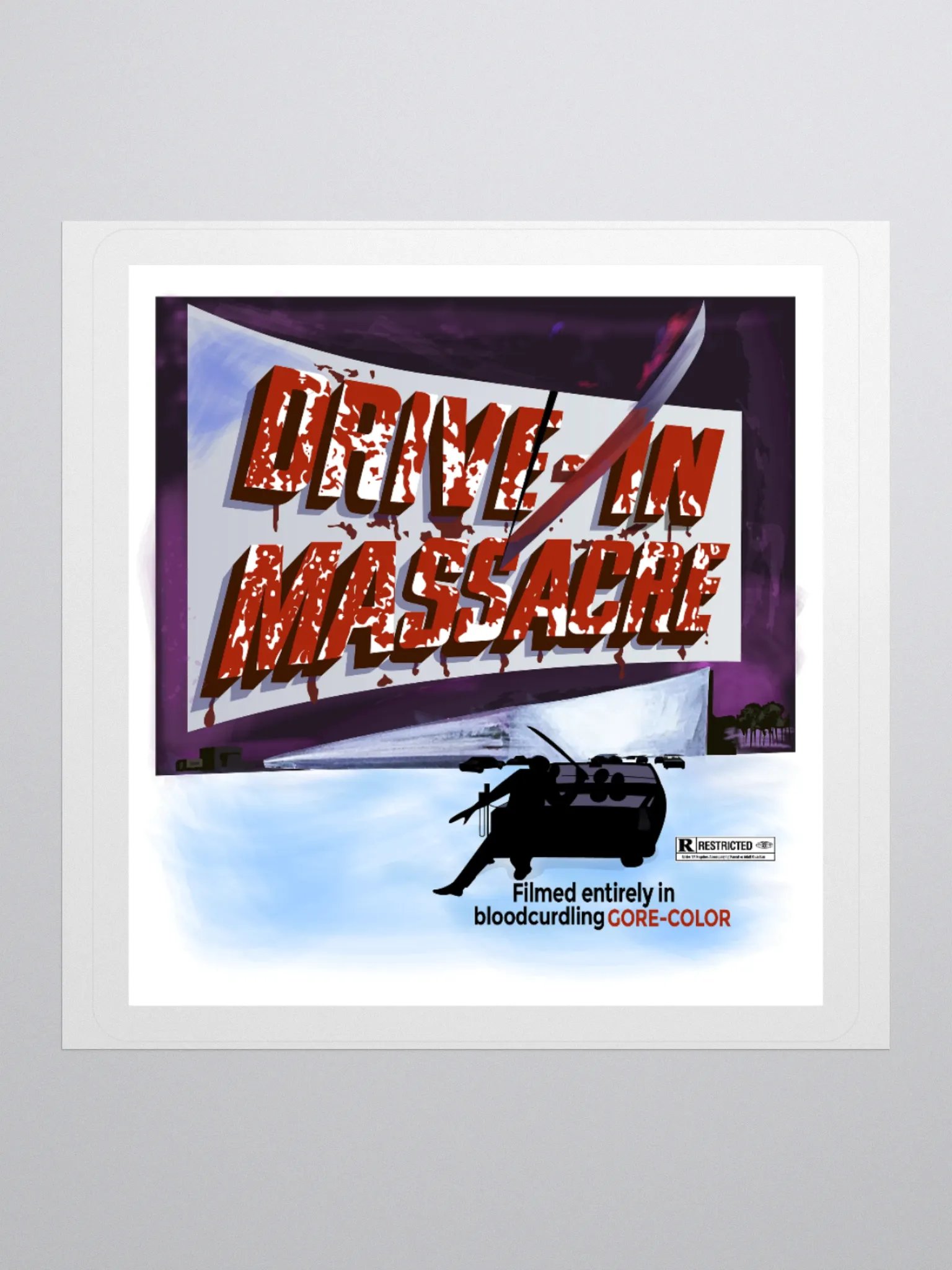 Drive-In Massacre | Kiss Cut Sticker product image (1)