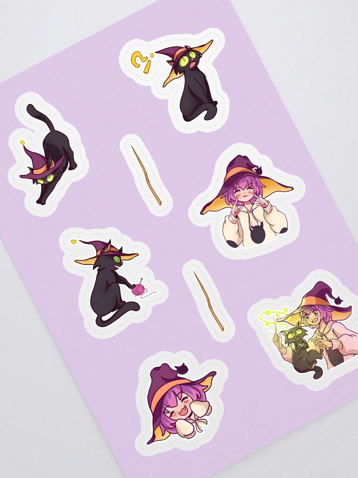 Wand For Hire - Sticker Sheet product image (1)