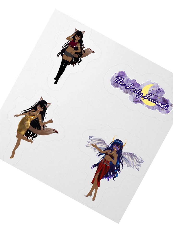 Lady Lunadi Sticker Set product image (3)