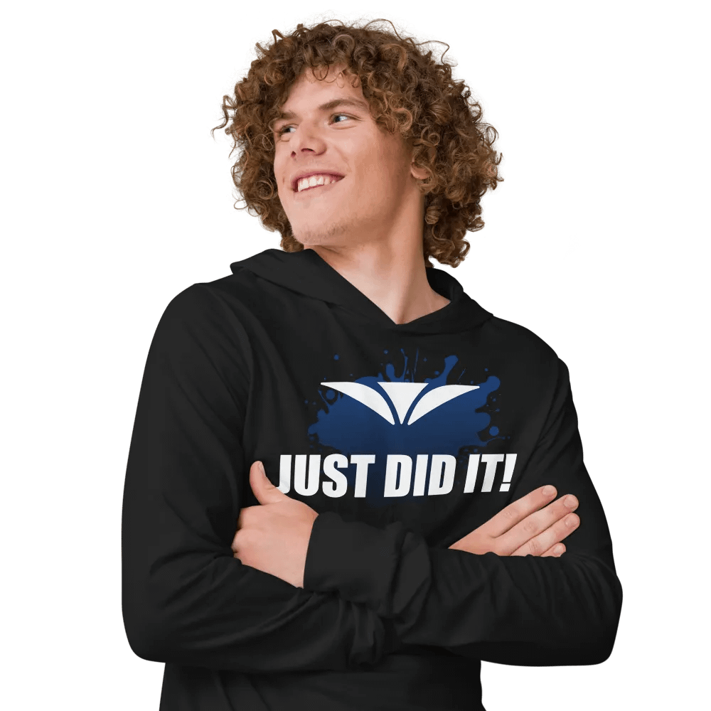 JUST DID IT Hooded Long Sleeve Tee product image (9)