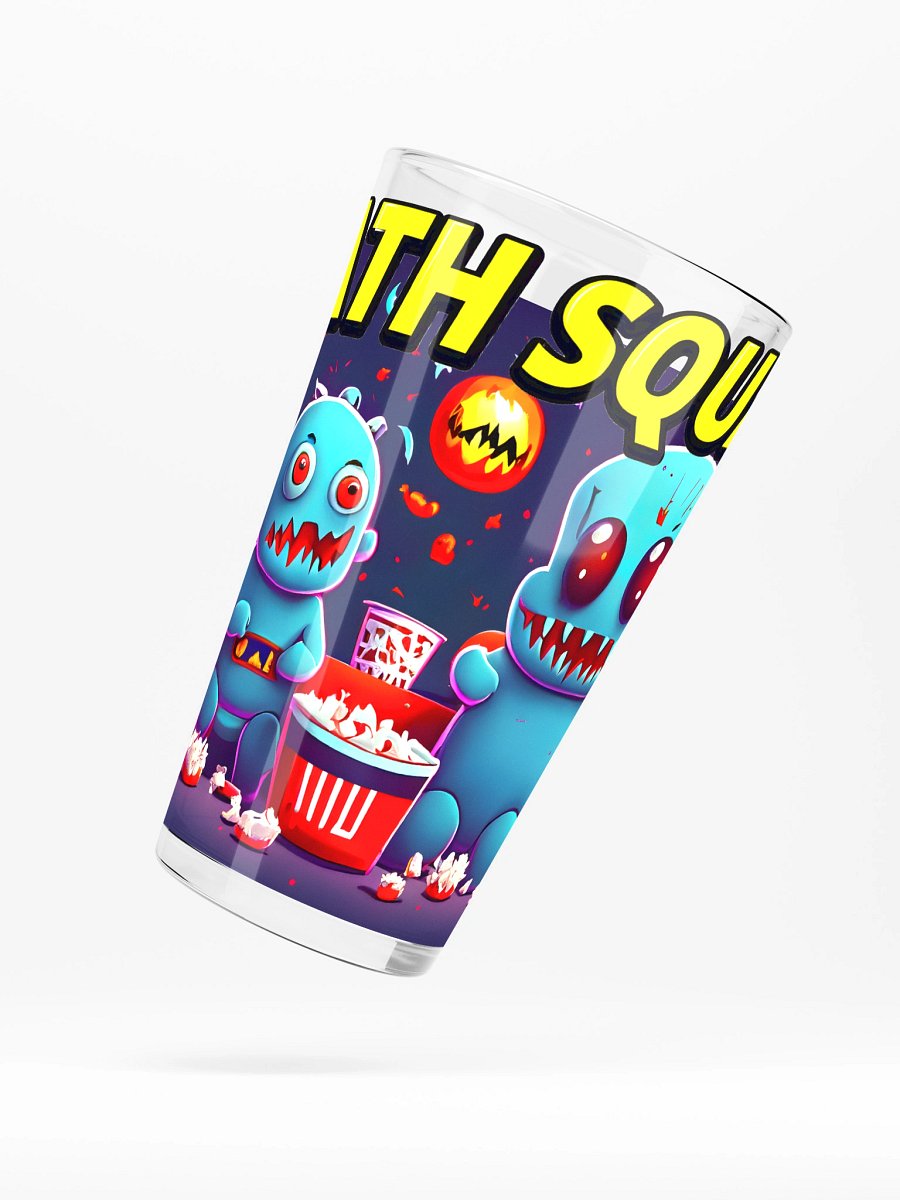 Death Squad Superhero Yellow Pint Glass product image (5)